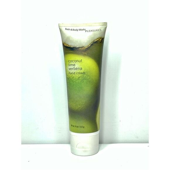Bath & Body Works Pleasures Coconut Lime Verbena Hand Cream 4 oz New Ultra Rare - Picture 1 of 2